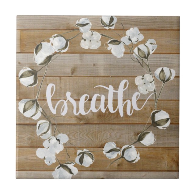 Farmhouse Inspiration - Breathe Tile (Front)