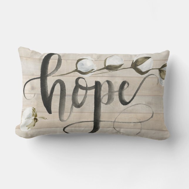 Farmhouse Inspiration -Hope Lumbar Cushion (Front)
