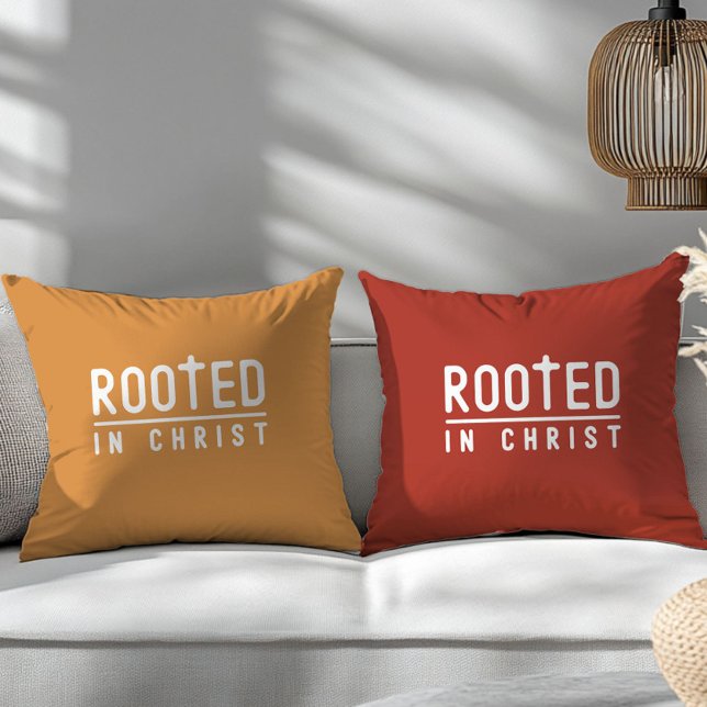 Farmhouse Kitchen Christian Throw Pillow (Creator Uploaded)
