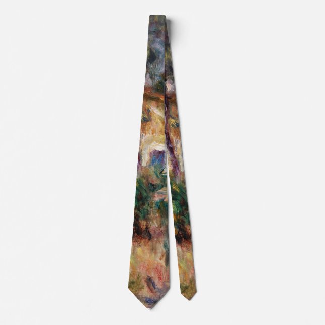Farmhouse (La Ferme) - Pierre-Auguste Renoir Tie (Front)