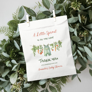 Farmhouse Little Sprout Clothesline Baby Shower Favour Bags