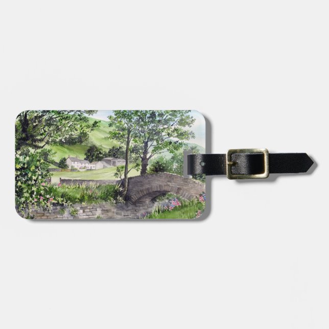 Farmhouse near Thirlmere, Lake District, England Luggage Tag (Front Horizontal)
