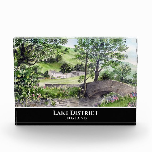 Farmhouse Near Thirlmere Lake District England Photo Block (Front)