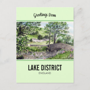 Farmhouse near Thirlmere, Lake District, England Postcard