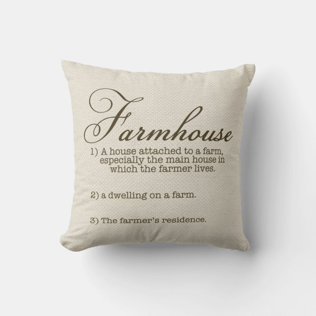 Farmhouse Pillow (Front)