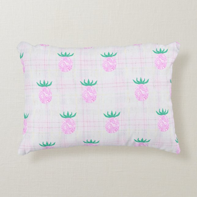 Farmhouse Pineapples Decorative Cushion (Front)