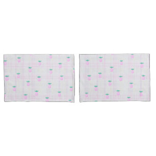 Farmhouse Pink Pineapple  Pillowcase