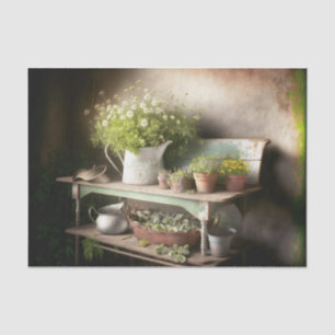 Farmhouse Potting Bench Tissue Paper