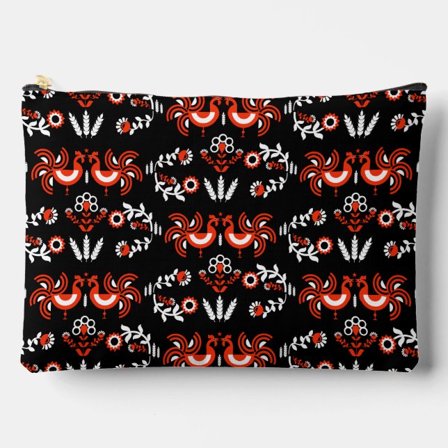 Farmhouse Rooster Countryside Home Decor Accessory Pouch (Front)