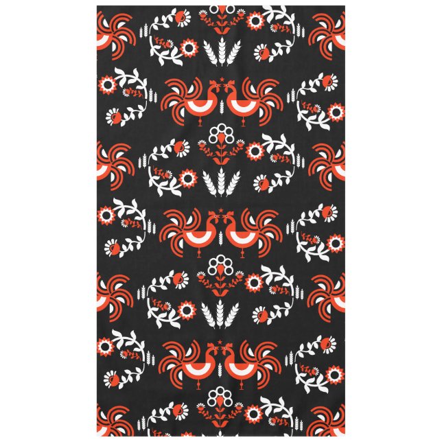 Farmhouse Rooster Countryside Home Decor Tablecloth (Front)