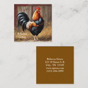 Farmhouse Rooster - Majestic Glory Business Card