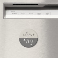 Farmhouse Rustic Beige Grey Dishwasher Magnet