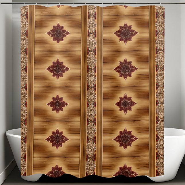 Farmhouse Rustic Shower Curtains Vertical Style (Creator Uploaded)