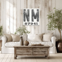 Farmhouse Rustic State Zip Code New Mexico