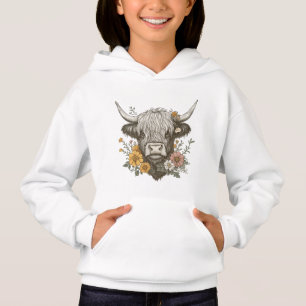 Farmhouse Style Highland Cow Graphic