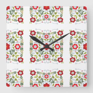 Farmhouse Style Matyo Square Wall Clock