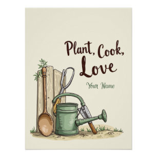 Farmhouse Style Wooden Spoon Art Print
