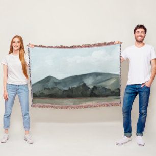 Farmhouse View Throw Blanket