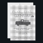 Farmhouse Vintage Truck Christmas Party Invitation<br><div class="desc">This charming Farmhouse Vintage Truck Merry Little Christmas Invitation is ideal for any type of Christmas or Holiday Celebration. You can easily customise your Christmas Party invitation by simply using the "edit this design template" boxes located on the right side of the product, or click the blue "customise it further"...</div>
