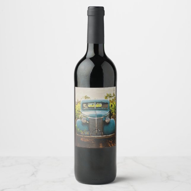 FARMHOUSE WINE LABEL WEDDING (Front)