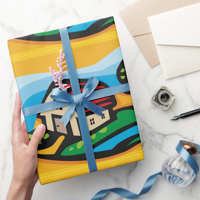 Farmhouse Wrapping Paper (Creator Uploaded)