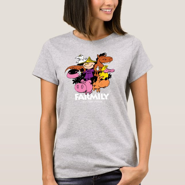 FARMILY® Dark Fabric T-Shirt (Front)