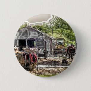 FARMING 6 CM ROUND BADGE