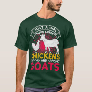 Farming Animal Chicken Goat T-Shirt