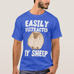 Farming Animal Lover Farmer Funny Easily Distracte T-Shirt