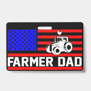 Farming Dad ID Badge