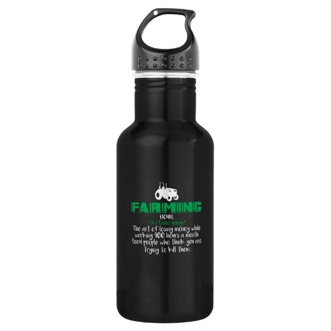 Farming Definition 532 Ml Water Bottle (Front)