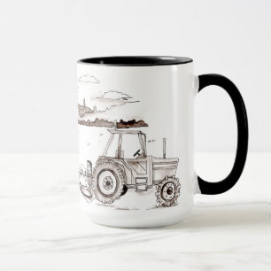 Farming Dinner in the Field Mug