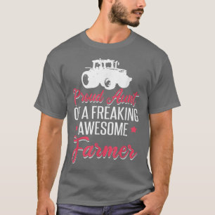 Farming Farm Tractor Agriculture Harvester Farmer T-Shirt