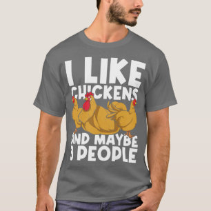 Farming Farmer Funny Chicken Lover Animal Chicken T-Shirt