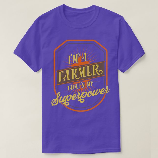 Farming Farmer T-Shirt (Design Front)