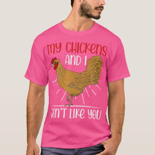 Farming Funny Farmer Fam Animal Chicken T-Shirt