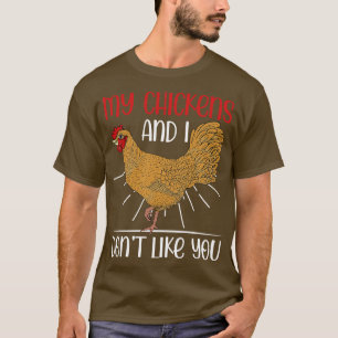 Farming Funny Farmer Fam Animal Chicken T-Shirt