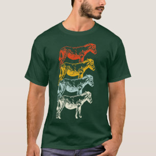 Farming Gifts Retro Donkey T-Shirt