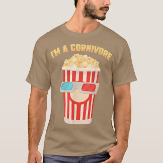 Farming I'm A Cornivore Corn Popcorns Farmer T-Shirt
