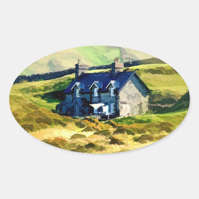 FARMING OVAL STICKER (Front)