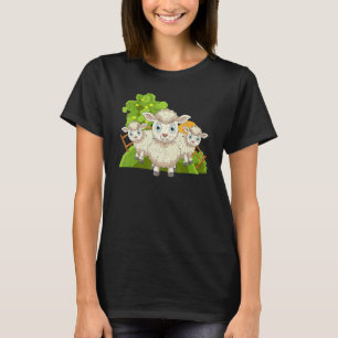 Farming Sheep Cute Lamb Farm Animal Farmer Sheep T-Shirt