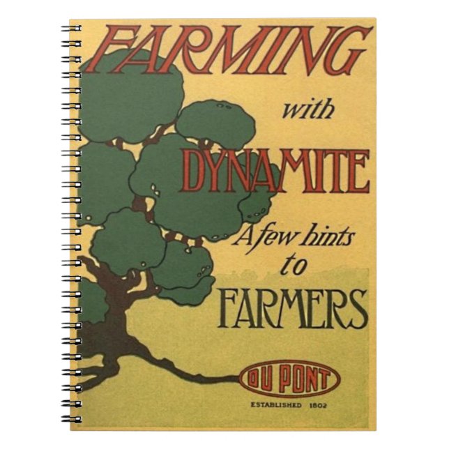 Farming with Dynamite Notebook (Front)