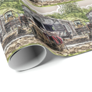 FARMING WRAPPING PAPER