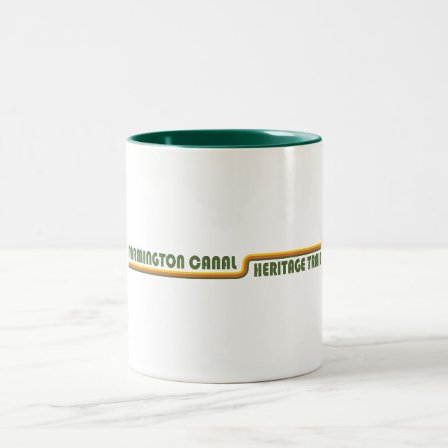 Farmington Canal Heritage Trail Two-Tone Coffee Mug (Center)