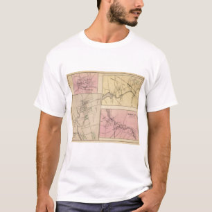 Farmington, Gorham, Yarmouth, Bridgton Map T-Shirt