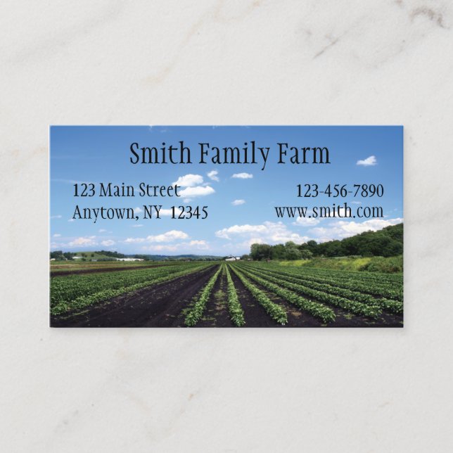 Farmland Business Card (Front)