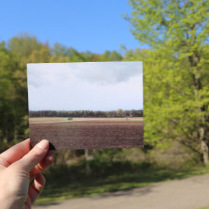 Farmland Midwest Sky Midwestern Skies Nature Trees Postcard