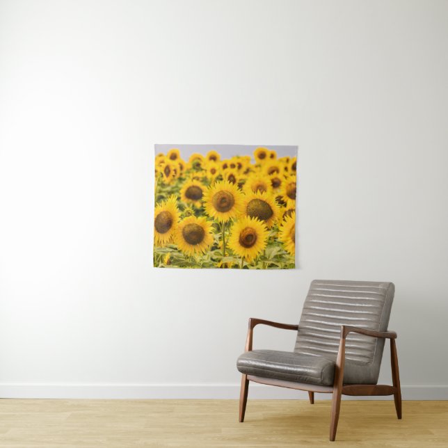 Farms | A Sunflower Field Tapestry (In Situ (Horizontal))