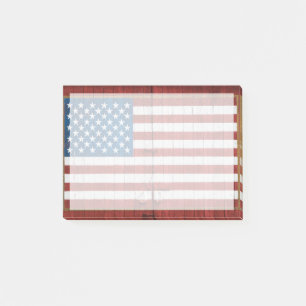 Farms American Flag Barn Mural Post-it Notes