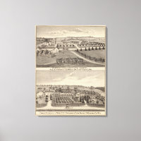 Farms and creamery, Salem and Bristol Tp